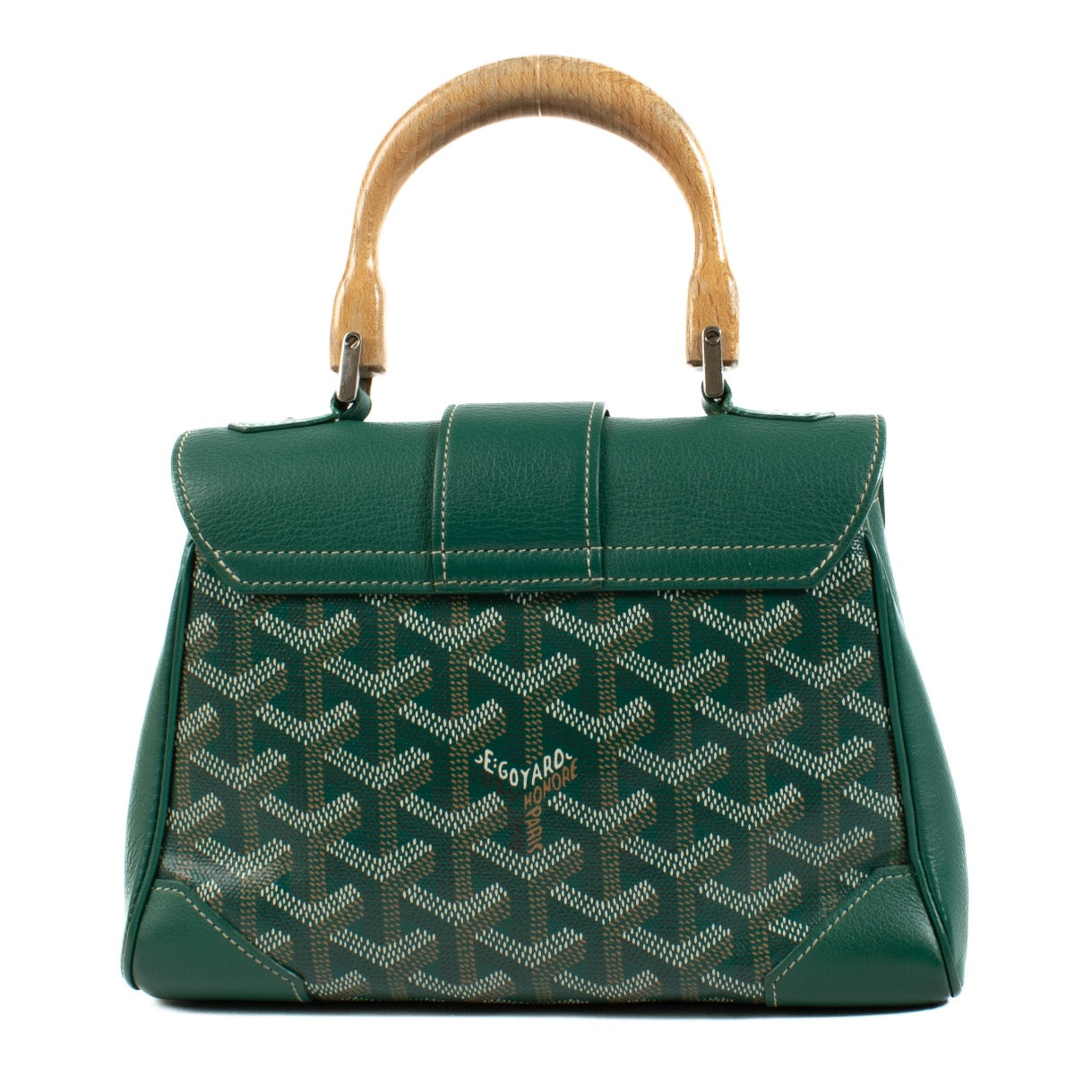 Shop 100% authentic second hand Goyard Green Saïgon Souple Mini Bag on Labellov.com