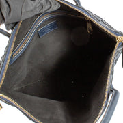 Buy authentic second hand Louis Vuitton Bicolor Blue Rubber Addiction LockIt MM Bag at Labellov.com