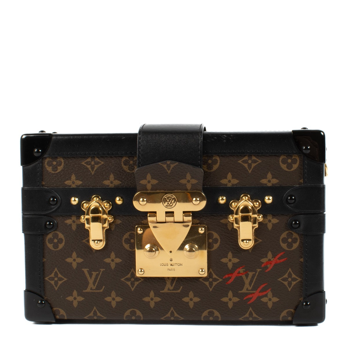 Buy authentic second hand Louis Vuitton Monogram Canvas Petit Malle Clutch Bag at Labellov.com