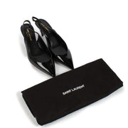 Shop 100% authentic second hand Saint Laurent Black Patent Slingback Pumps on labellov.com