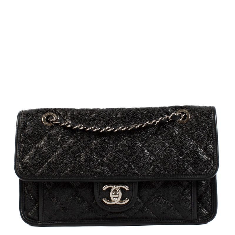 buy 100% authentic pre loved Chanel Black Caviar French Riviera Flap Bag on Labellov.com