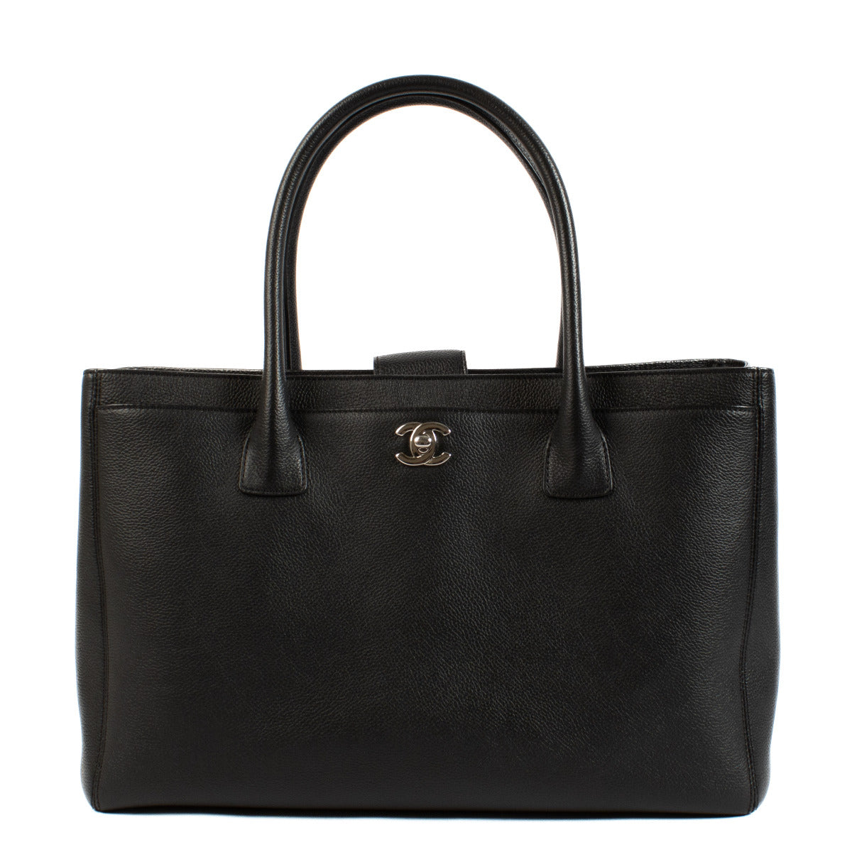 Chanel Black Executive Cerf Tote Bag aan de beste prijs bij Labellov tweedehands luxe