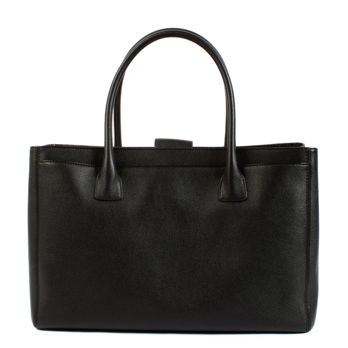 Chanel Black Cerf Executive Tote Bag