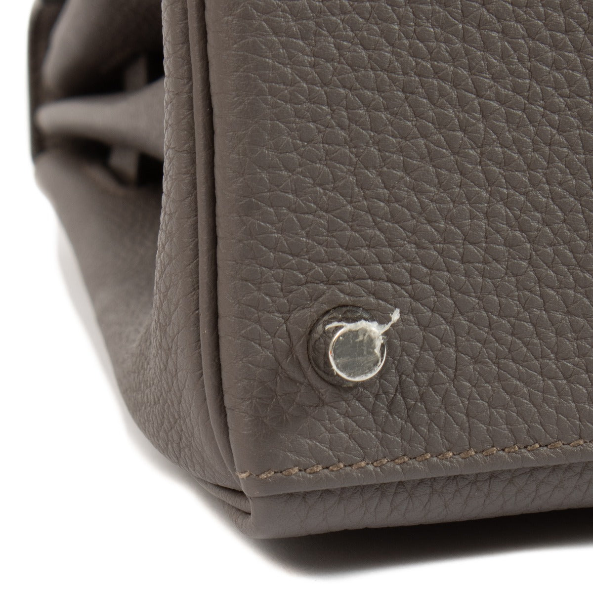 Hermès Kelly 28 Étain Togo GH