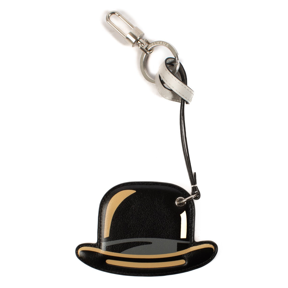 shop 100% authentic second hand Delvaux Black Chapeau Bas Keychain on Labellov.com