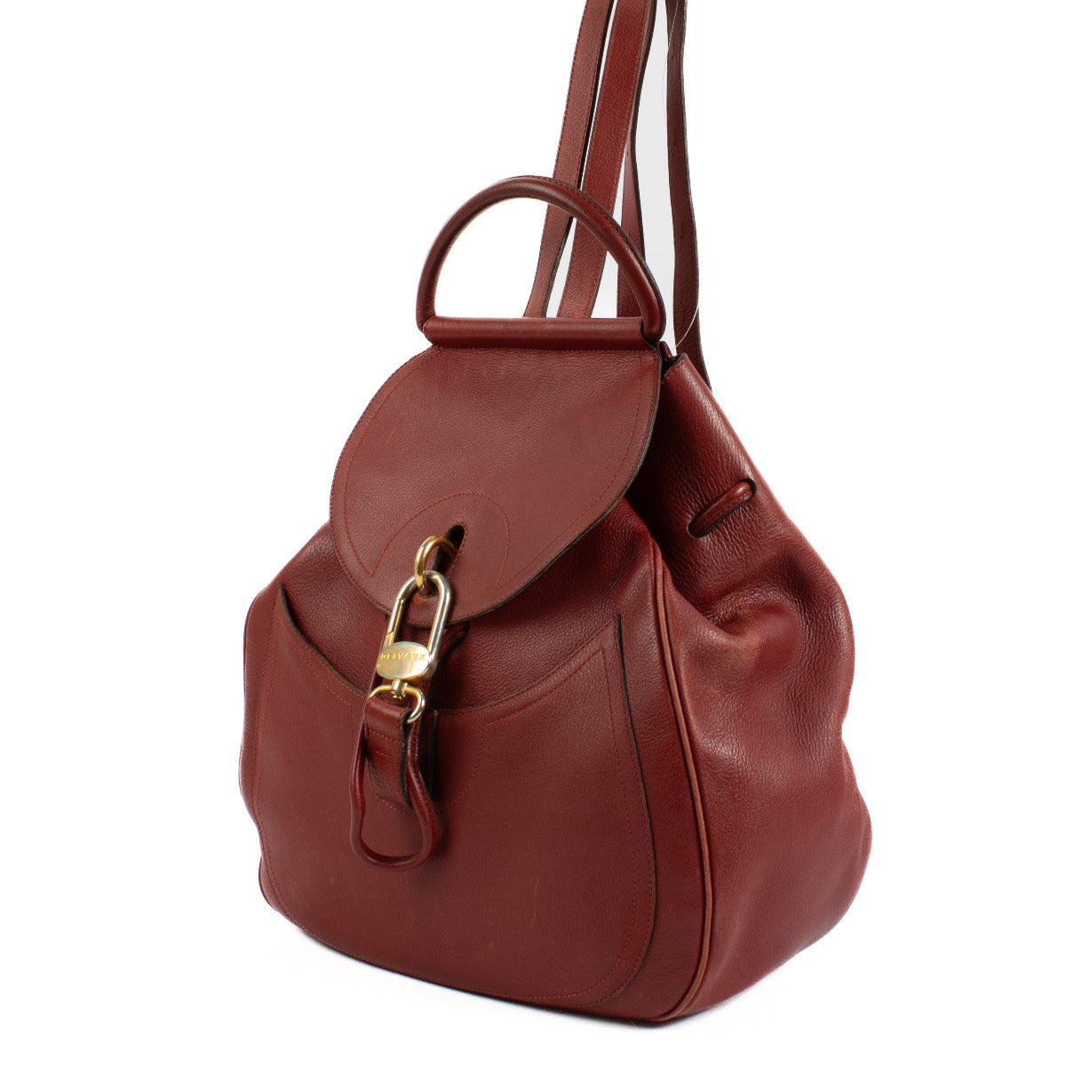 Sac à dos Delvaux Lucifer GM Rouge