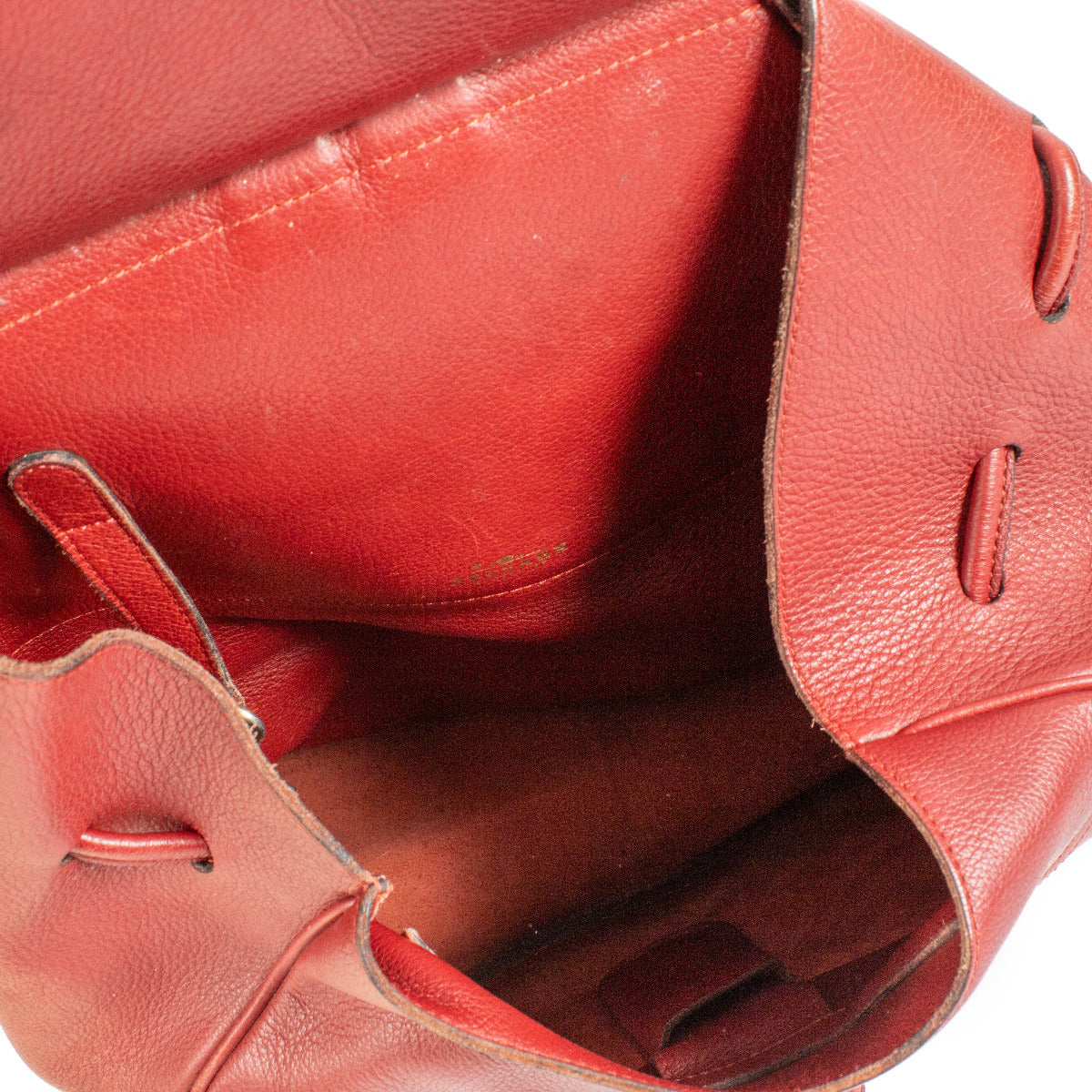 Sac à dos Delvaux Lucifer GM Rouge