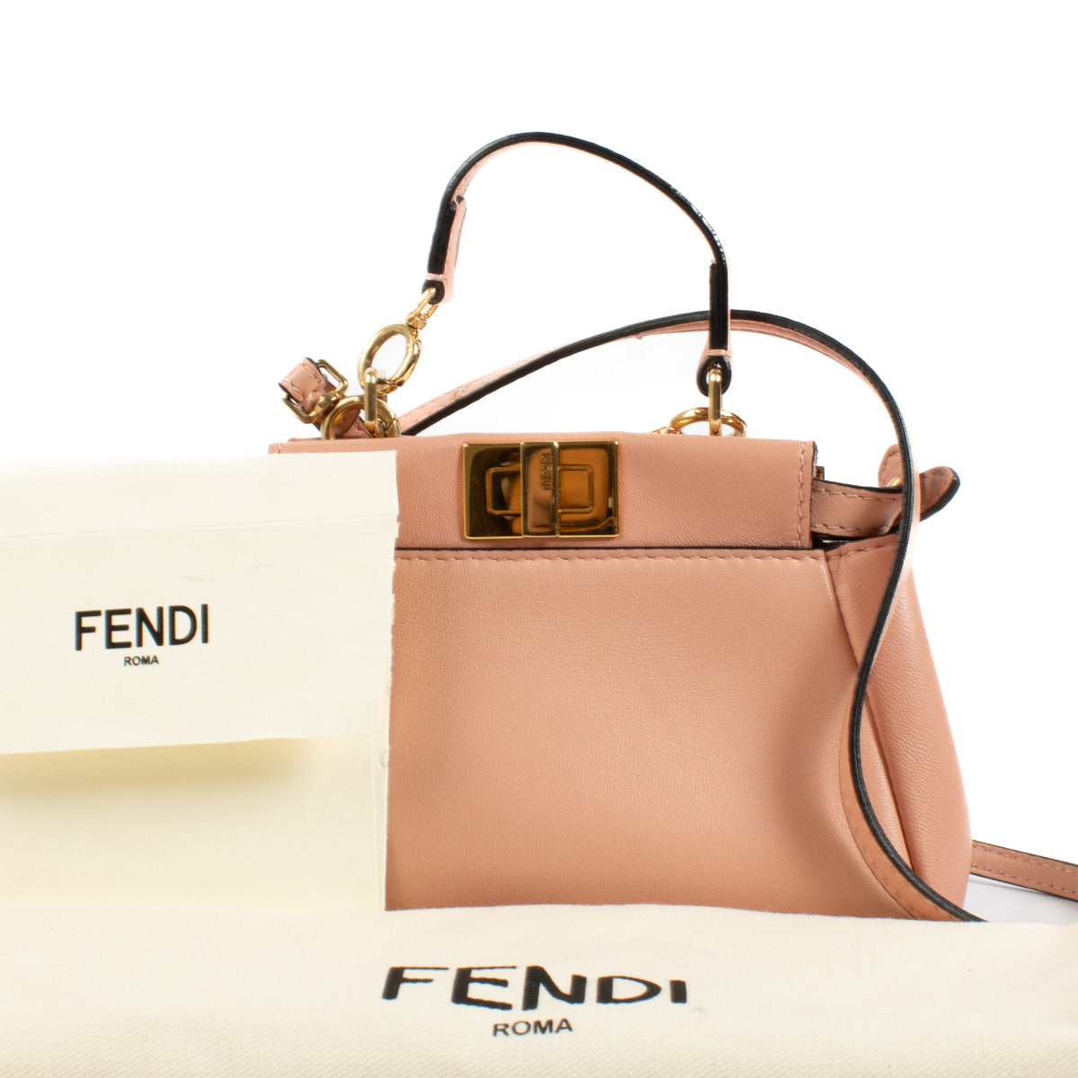 Fendi Pink Micro Peekaboo Bag