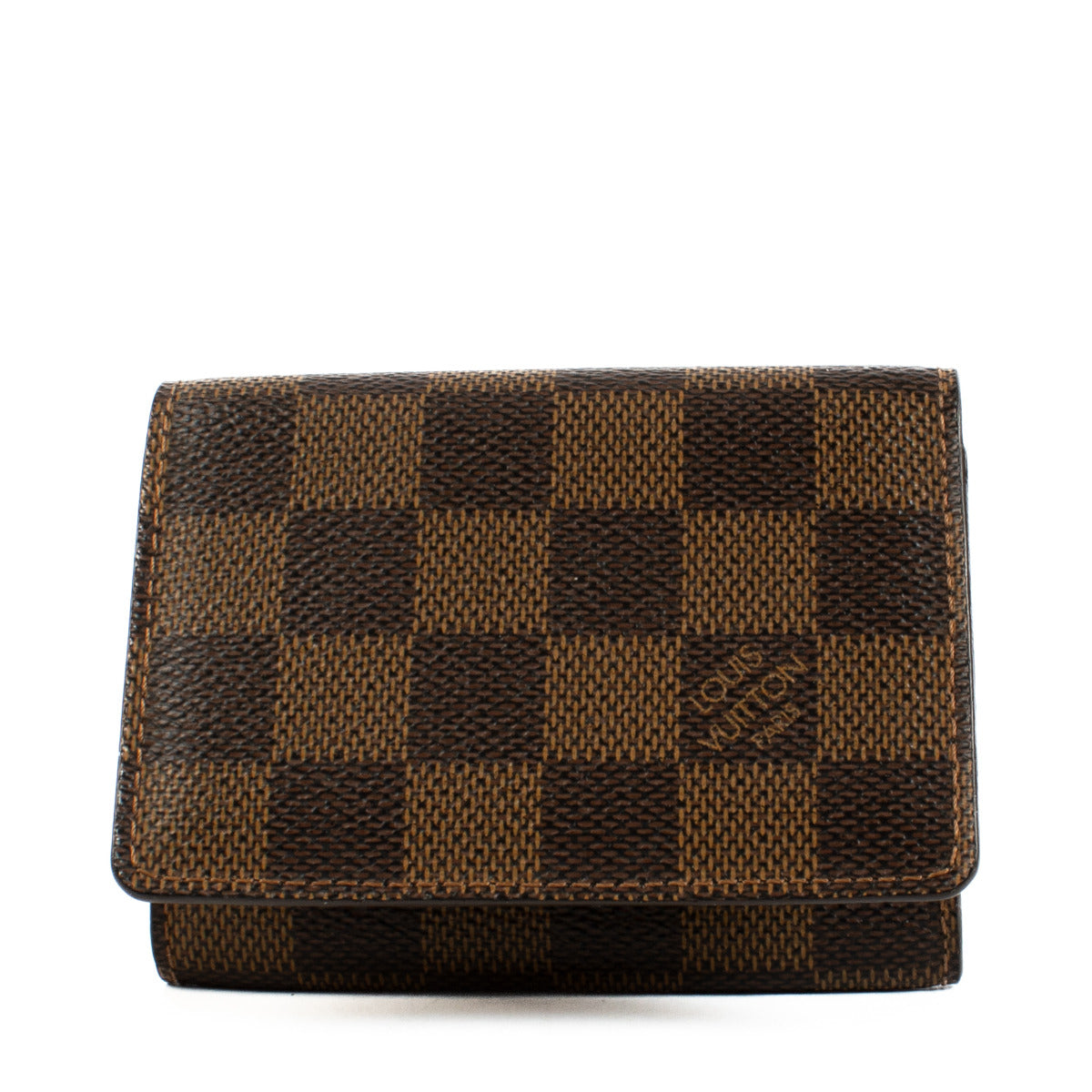 Louis Vuitton Damier Ebène Amberop Pasjeshouder Portemonnee