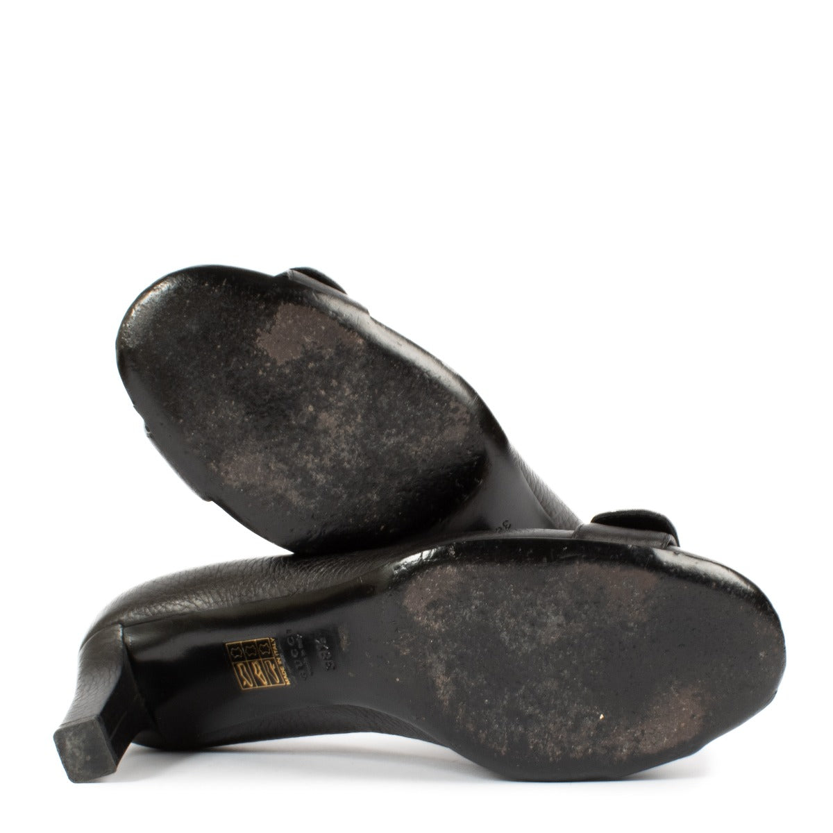 Shop 100% authentic secondhand Gucci Black Heels - Size 38 1/2 on Labellov.com