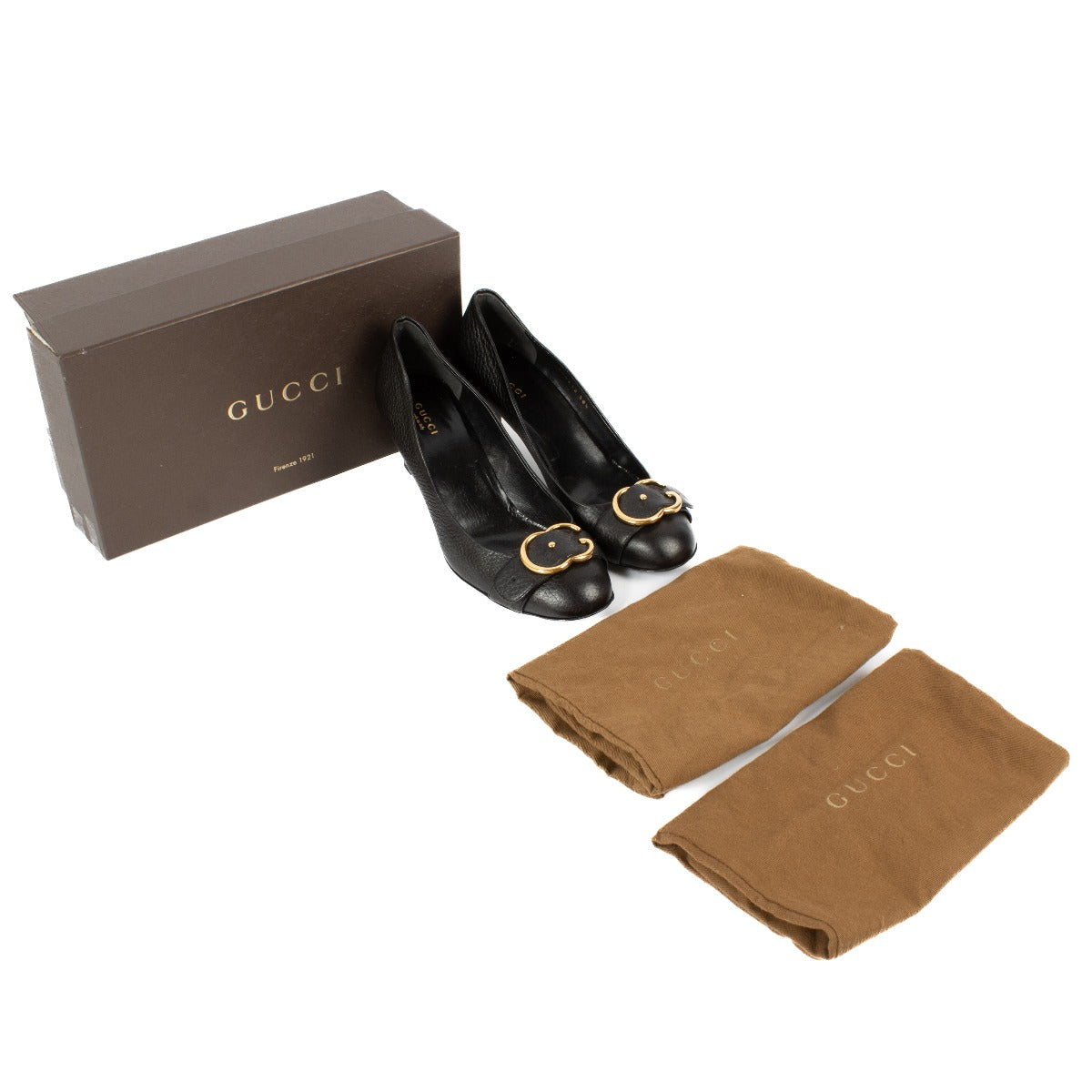 Shop 100% authentic secondhand Gucci Black Heels - Size 38 1/2 on Labellov.com