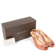 Shop 100% authentic secondhand Gucci Pink Horsebit Heels - Size 38 on Labellov.com