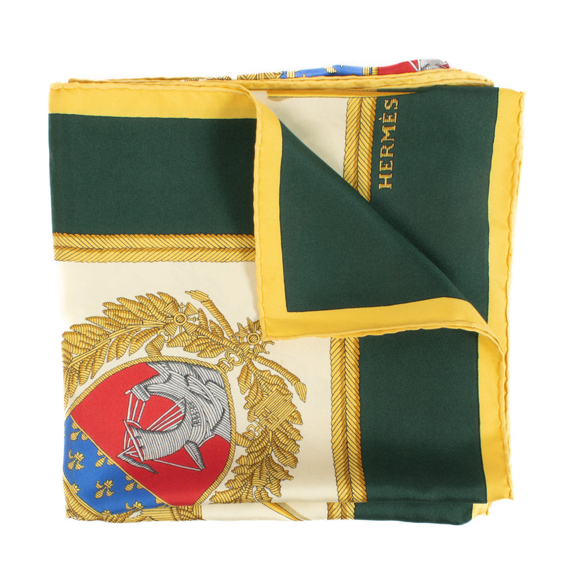Hermès Fluctuat Nec Mergitur Multicolor Carré Scarf aan de beste prijs bij Labellov tweedehands luxe in Antwerpen en Knokke