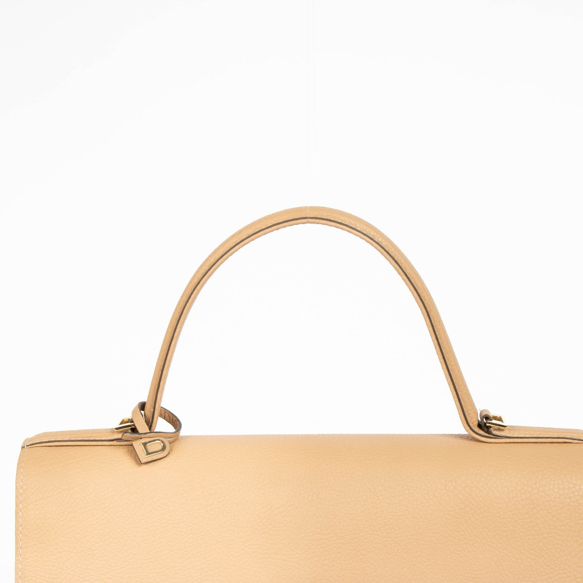Delvaux Tempête GM en Cuir de Veau Crispy Beige