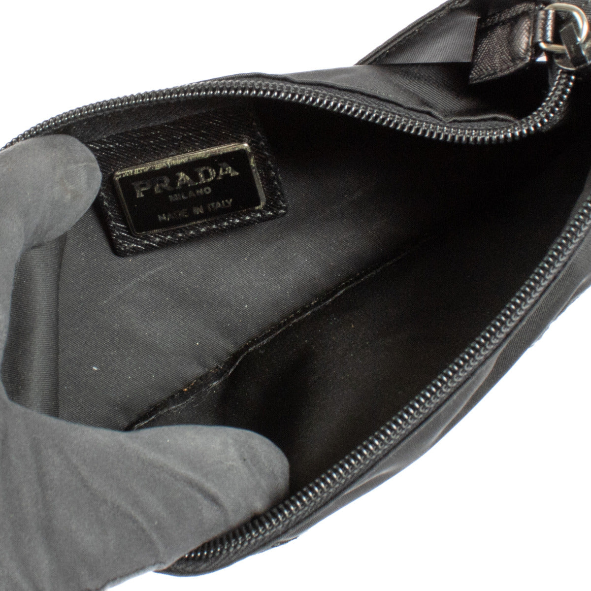 Prada Black Nylon Belt Bag