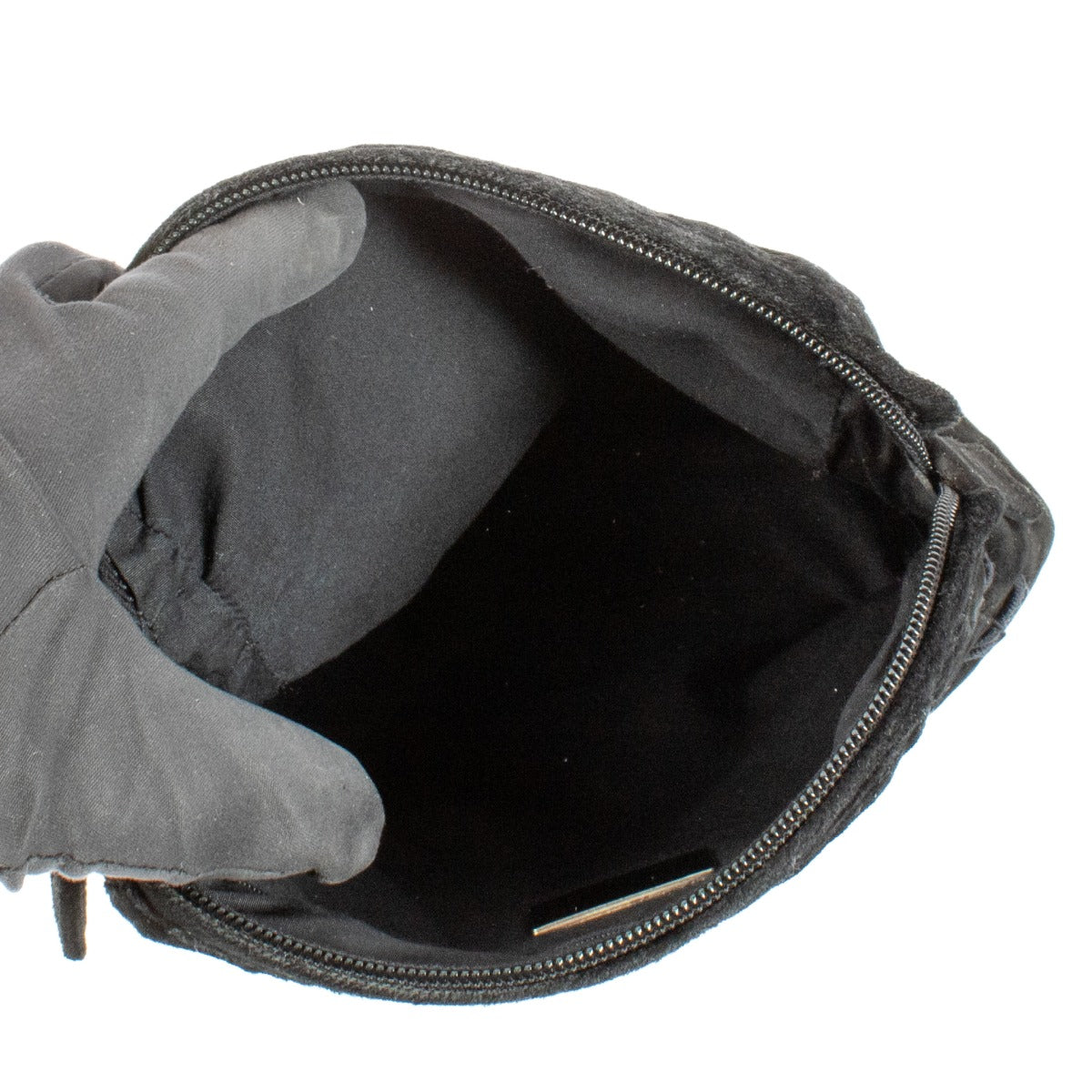 Pochette Prada vintage en velours noir