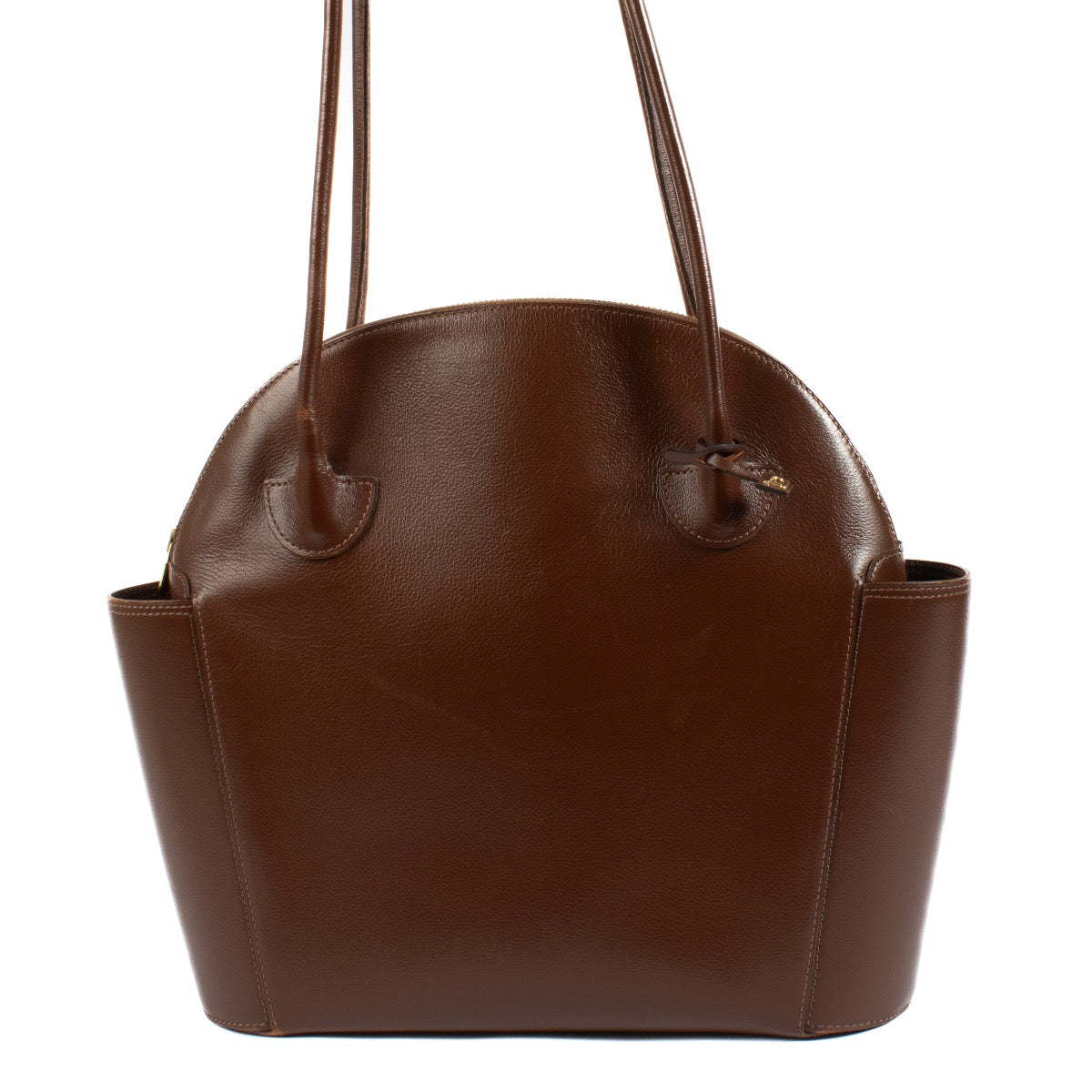 shop 100% authentic second hand Delvaux Brown Mousson Shoulder bag on Labellov.com