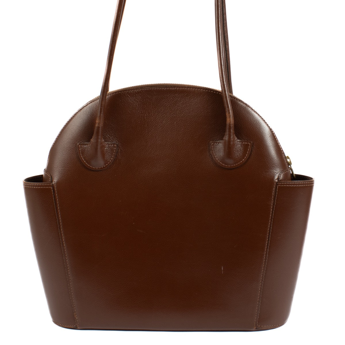 shop 100% authentic second hand Delvaux Brown Mousson Shoulder bag on Labellov.com