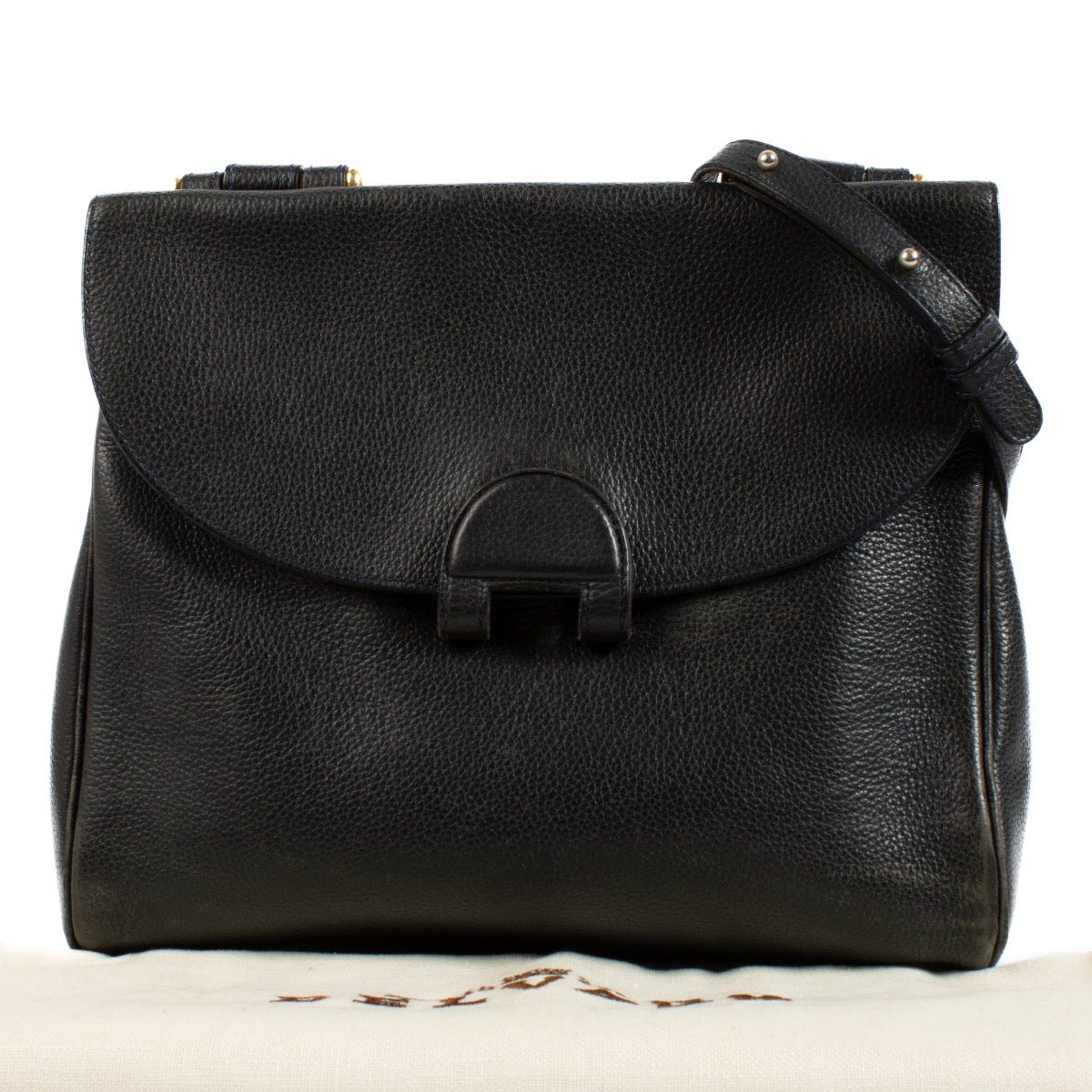 shop 100% authentic second hand Delvaux Blue Chablis Crossbody Bag on Labellov.com