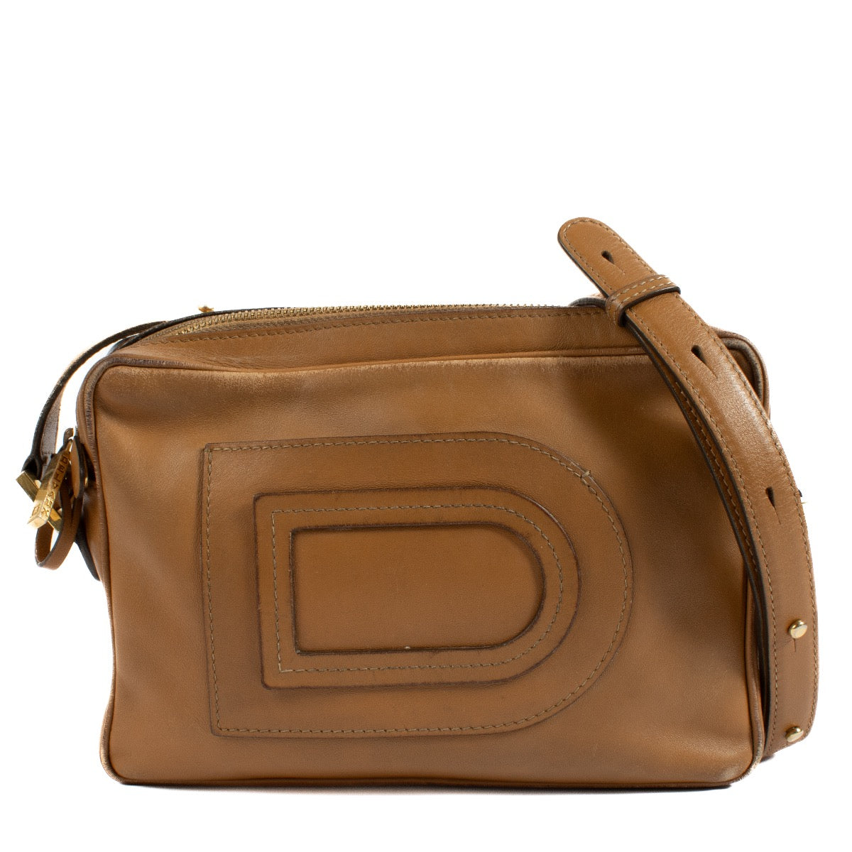 shop 100% authentic second hand Delvaux Camel Louise Camera Bag on Labellov.com
