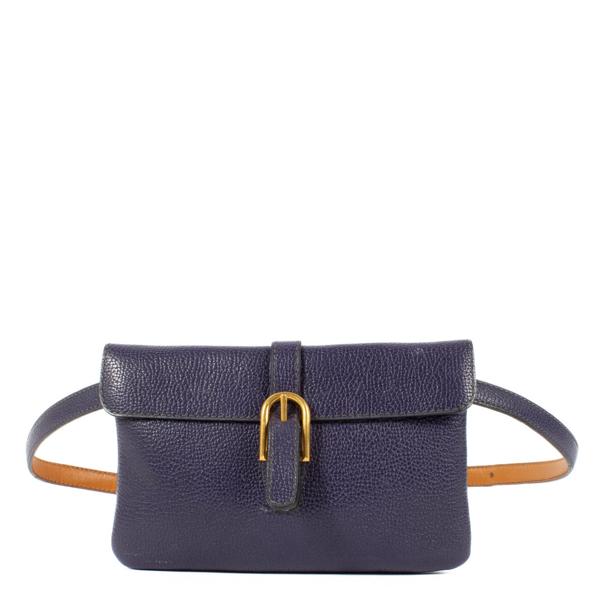 Sac Ceinture Delvaux Piquette Bleu Cobalt