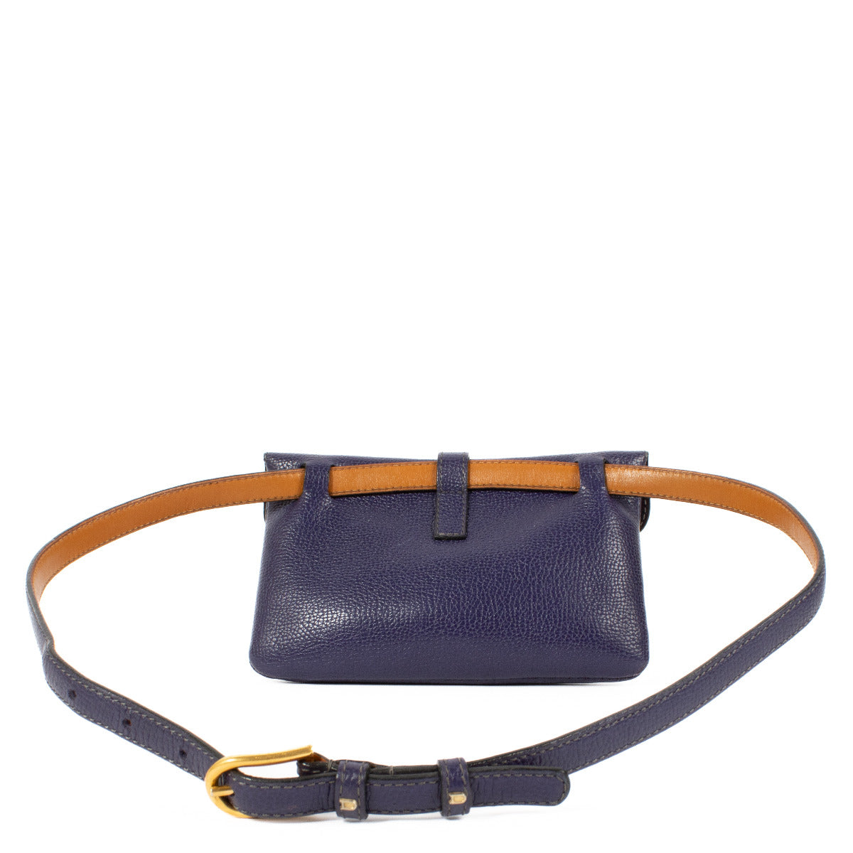 Delvaux Cobalt Blue Piquette Belt Bag