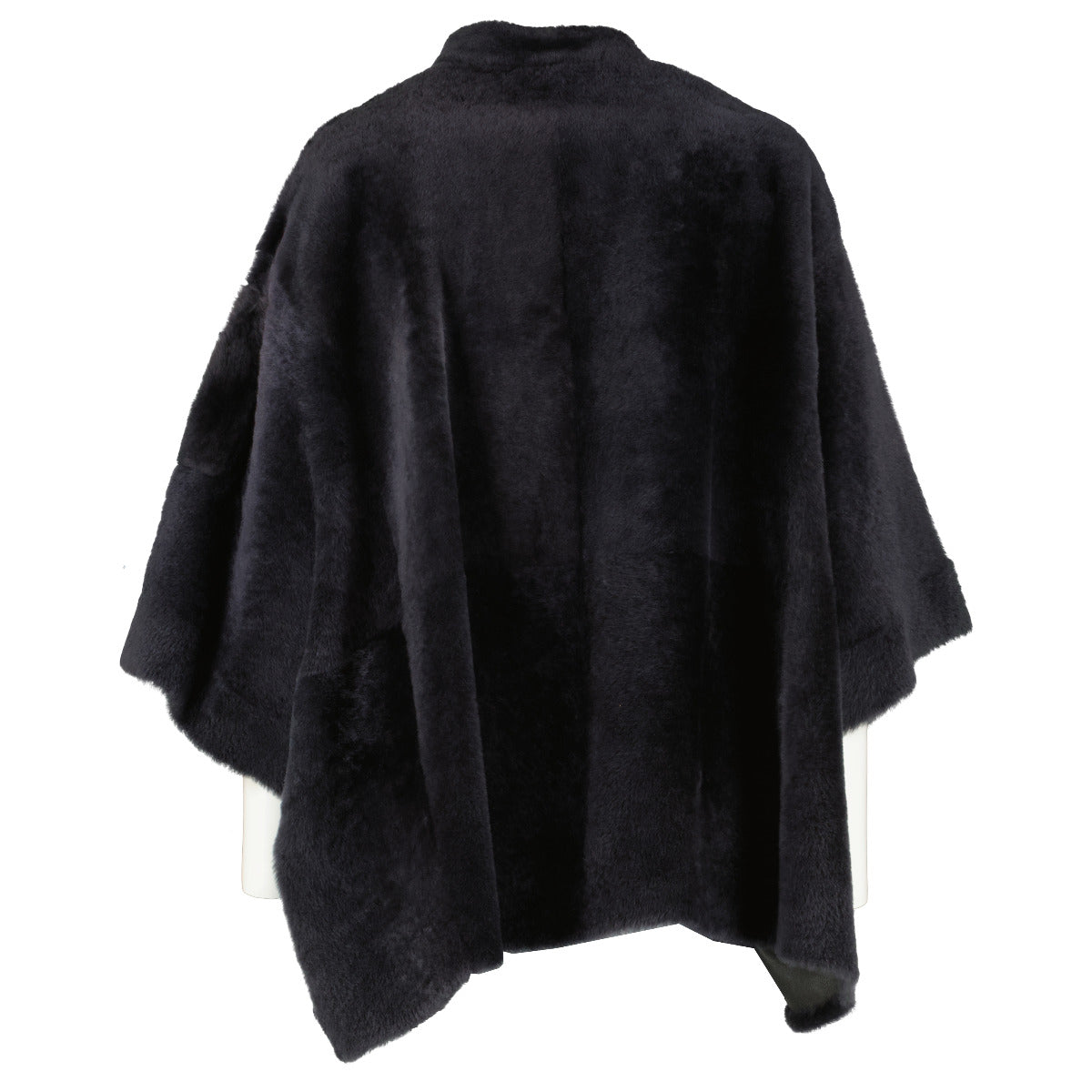 Brunello Cucinello Grey Sheepskin Shearling Cape