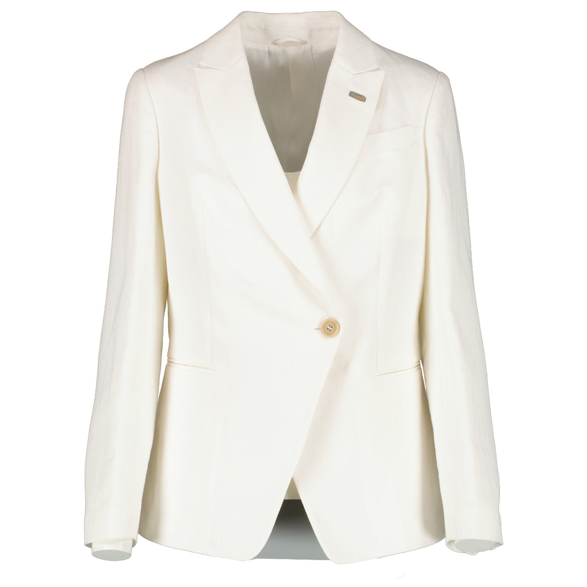 Brunello Cucinelli White Linen/Cotton Blazer
