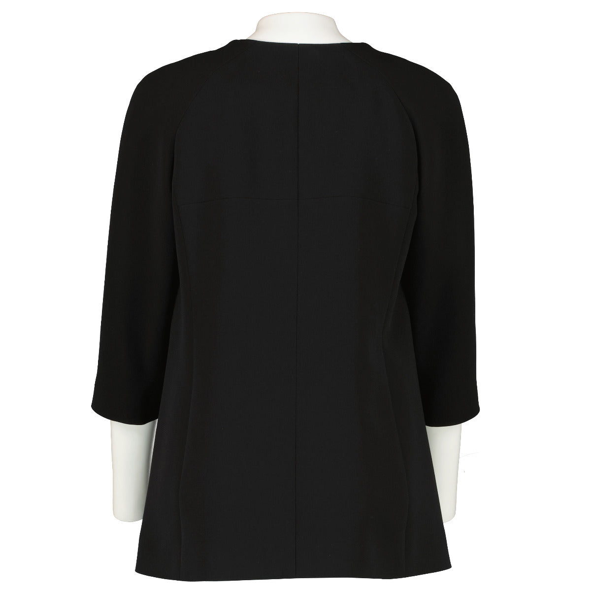 Chanel 15S Zwart Jasje met Knoopsluiting - maat 36