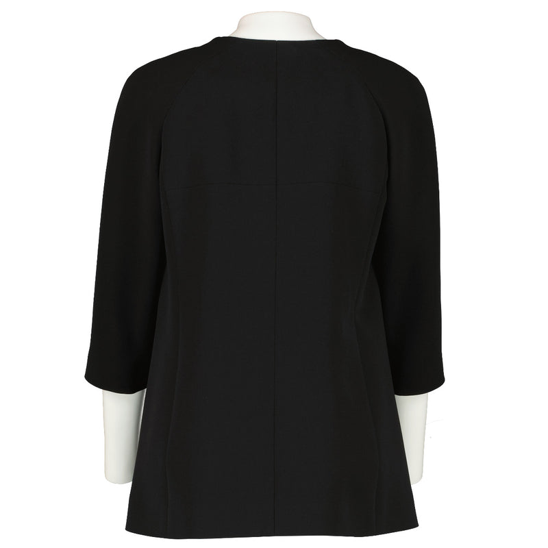 Chanel 15S Black Button Up Jacket - size 36