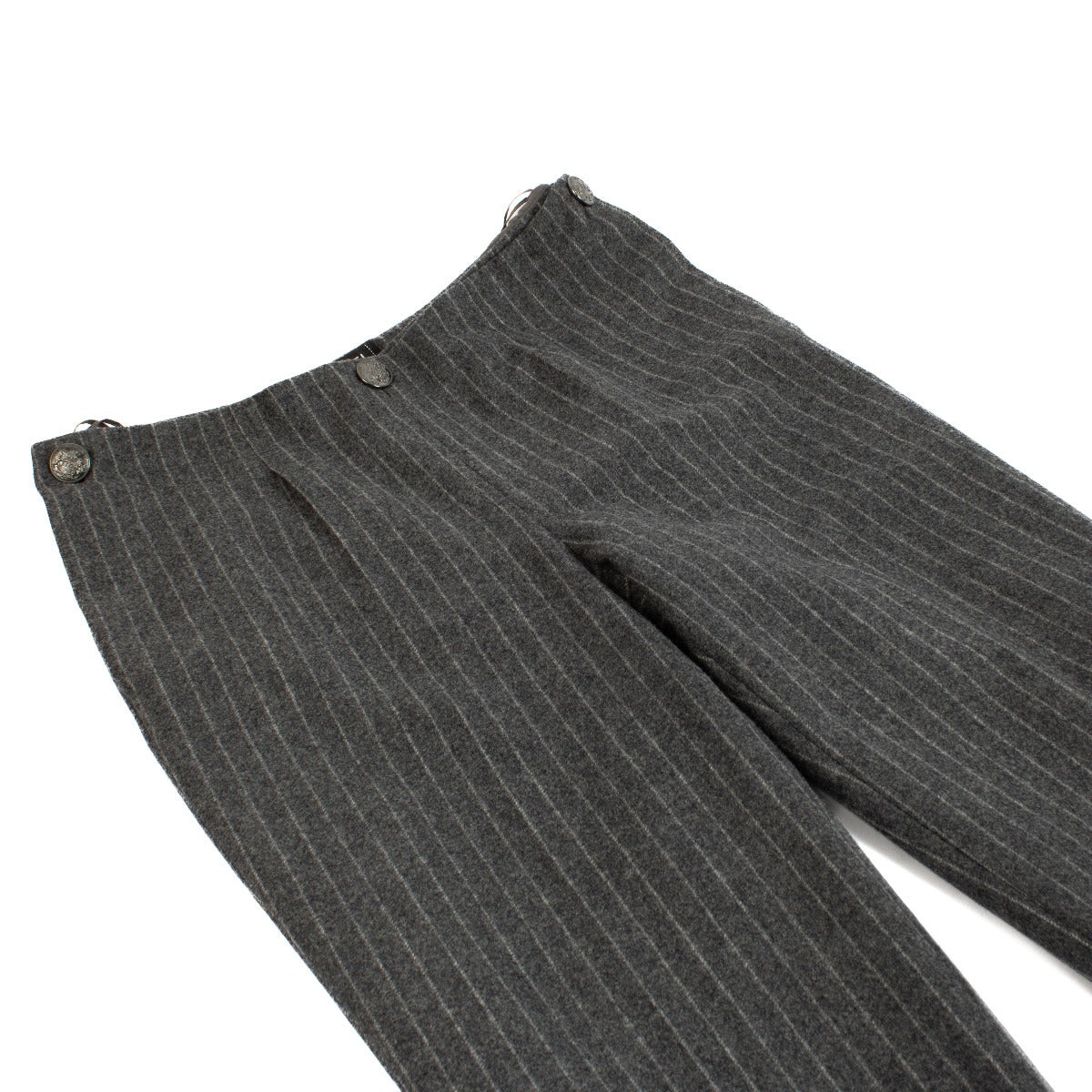 Chanel Grey Pinstripe Pants - size 36