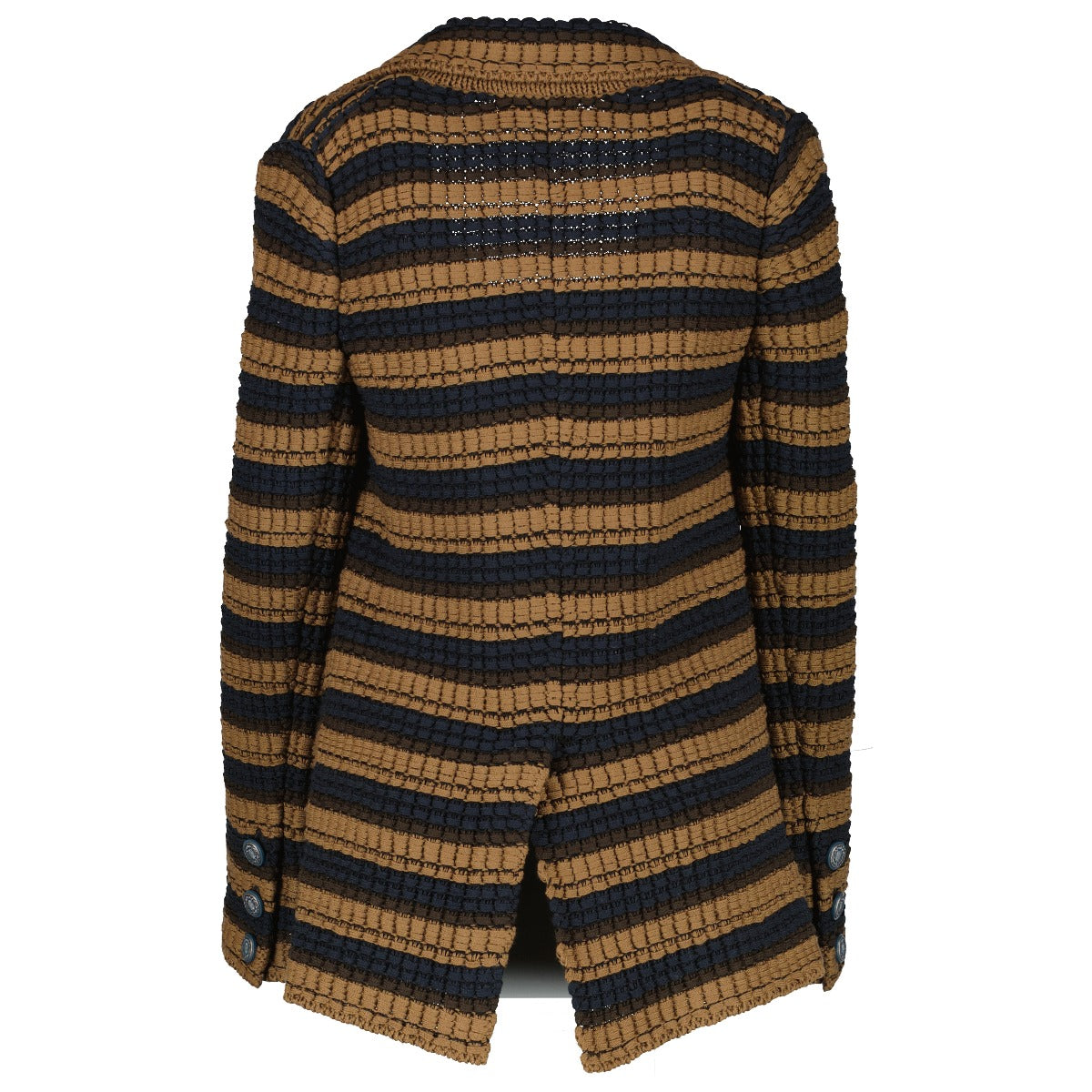 Chanel 20C Brown/Black Striped Jacket