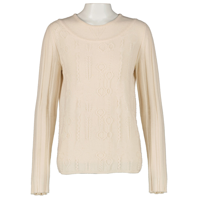 Hermès Cream Wool Sweater