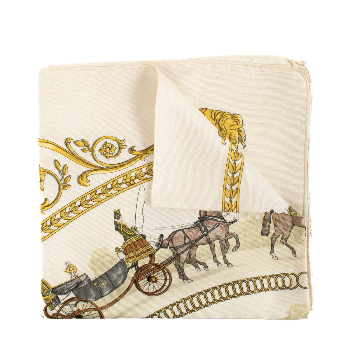 Hermès La Promenade de Longchamps Silk Scarf
