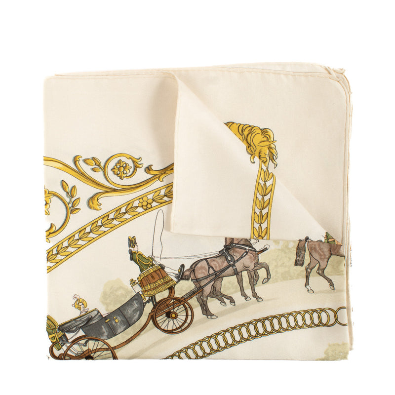 Hermès La Promenade de Longchamps Silk Scarf
