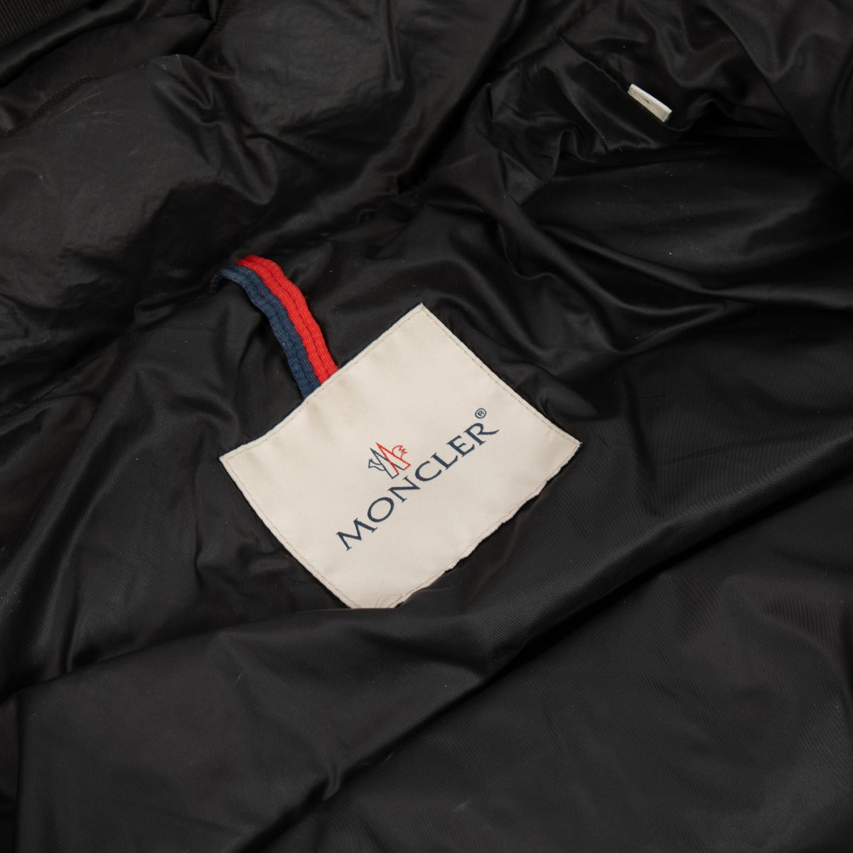 Moncler Black Hermine Hooded Long Down Jacket - Size 1
