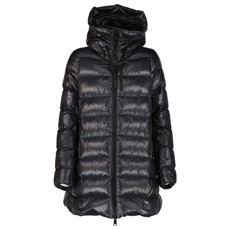 Moncler Black Suyen Hooded Long Down Jacket