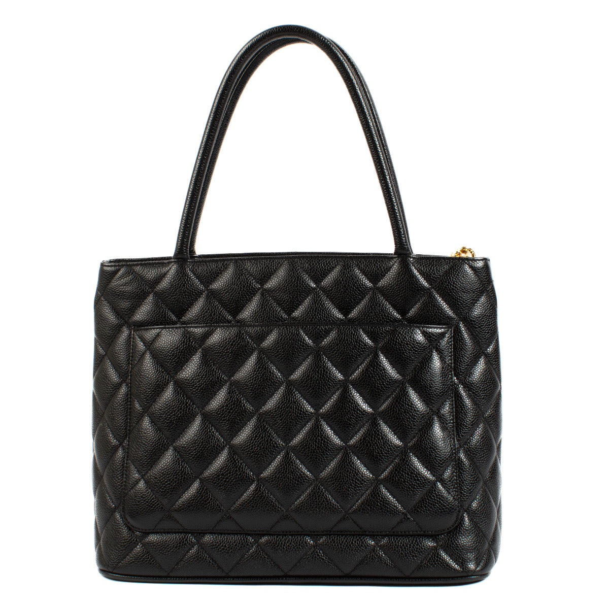 Chanel Black Medaillon Tote Bag