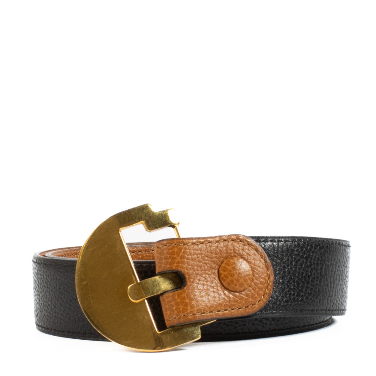 Delvaux Tweekleurige Badine Riem