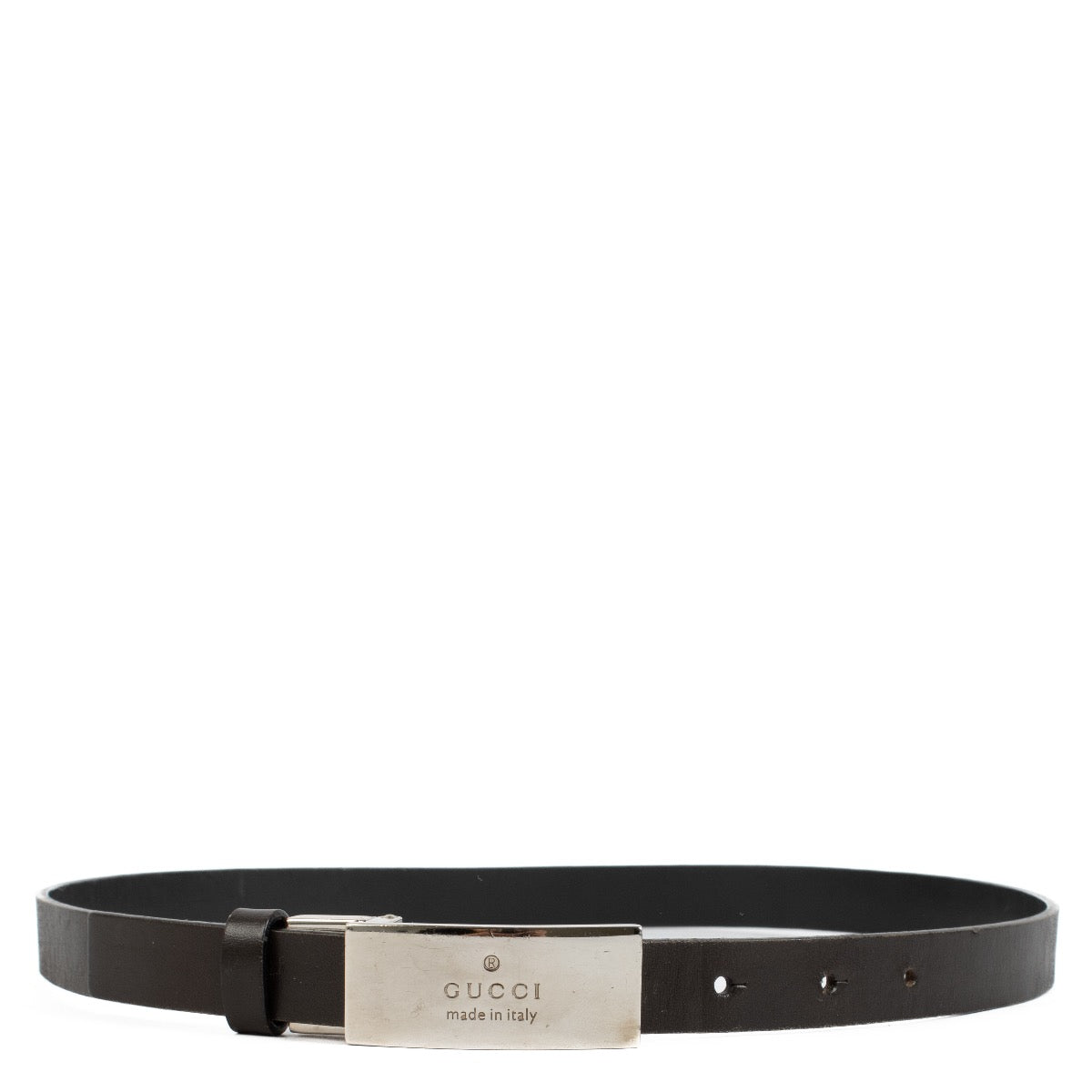 Shop 100% authentic second hand Gucci Brown Slim Belt on Labellov.com