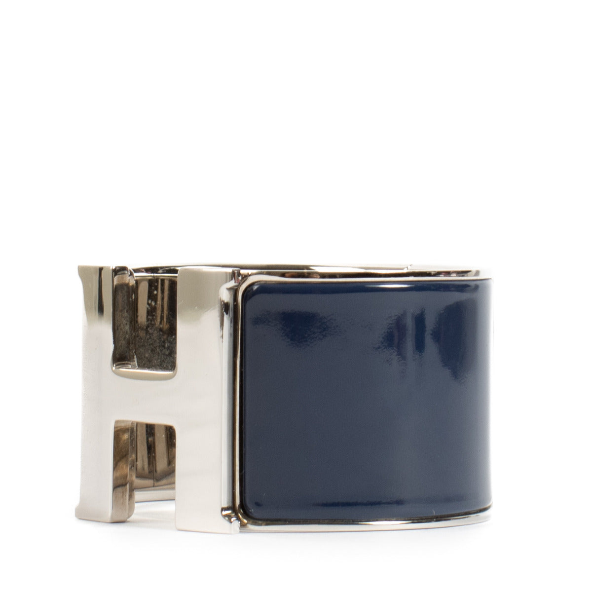 Hermès Blue Clic Clac H Wide Bracelet - size PM