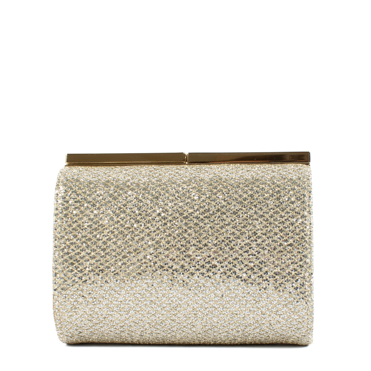 Pochette chatoyante dorée Jimmy Choo