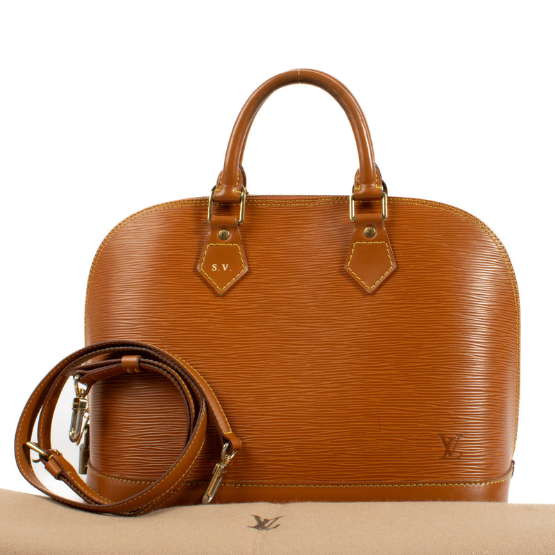 Louis Vuitton Cannelle Epi Leather Alma PM