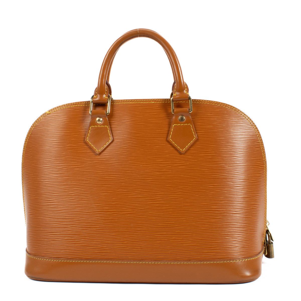 Sac Alma PM en cuir Epi Cannelle Louis Vuitton