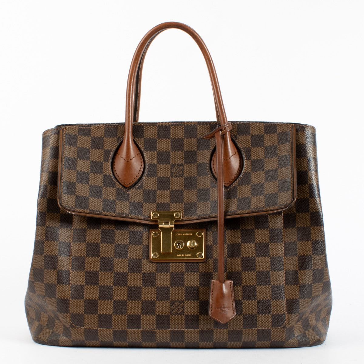 Authentic Preloved Louis Vuitton Damier Ebene Ascot Satchel Bag on Labellov.com