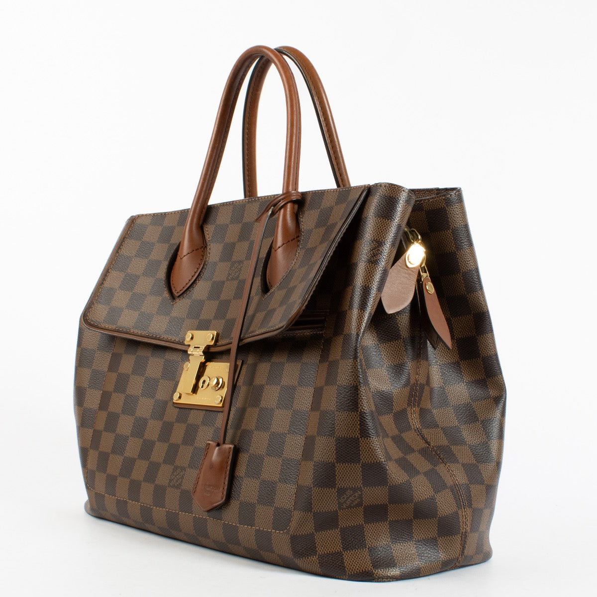 Authentic Preloved Louis Vuitton Damier Ebene Ascot Satchel Bag on Labellov.com