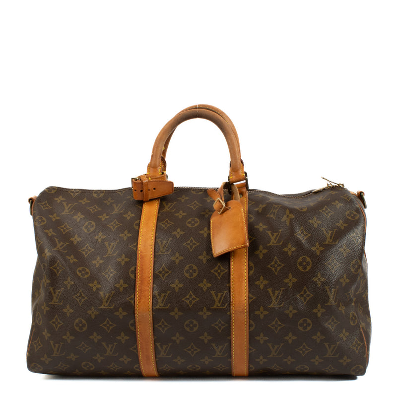 Louis Vuitton Monogram Keepall 50 Travel Bag