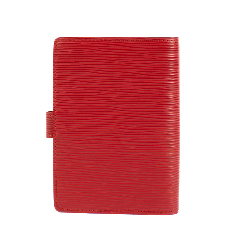 Louis Vuitton Red Epi Leather Agenda PM
