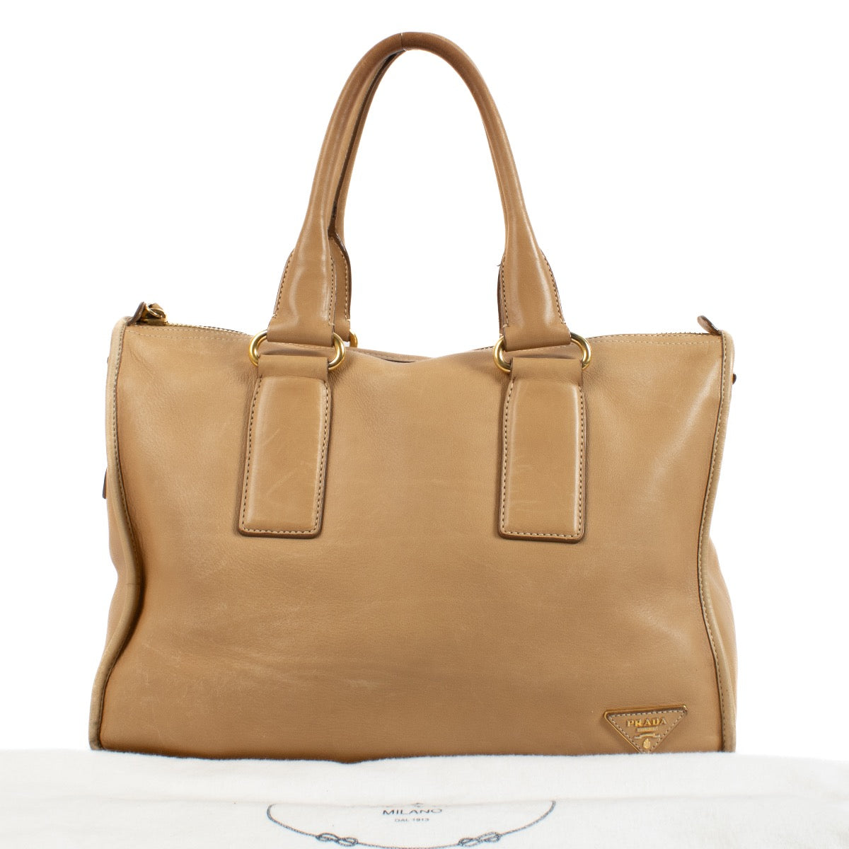 Shop 100% authentic second hand Prada Beige Tote Bag on Labellov.com