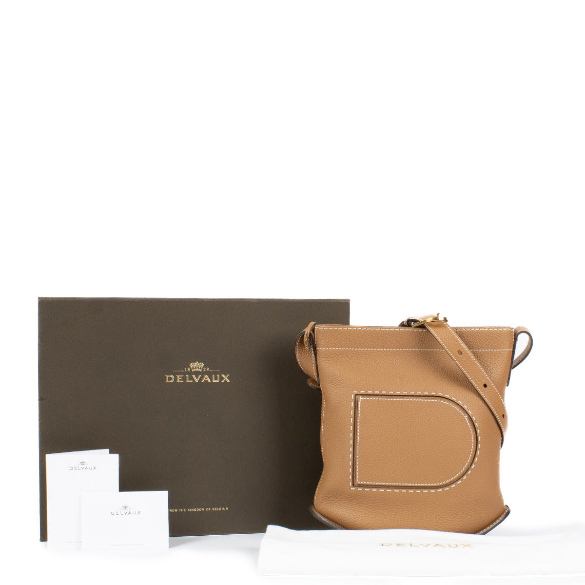 Delvaux Vegetal Taurillon Soft Pin Daily Suprpiqué